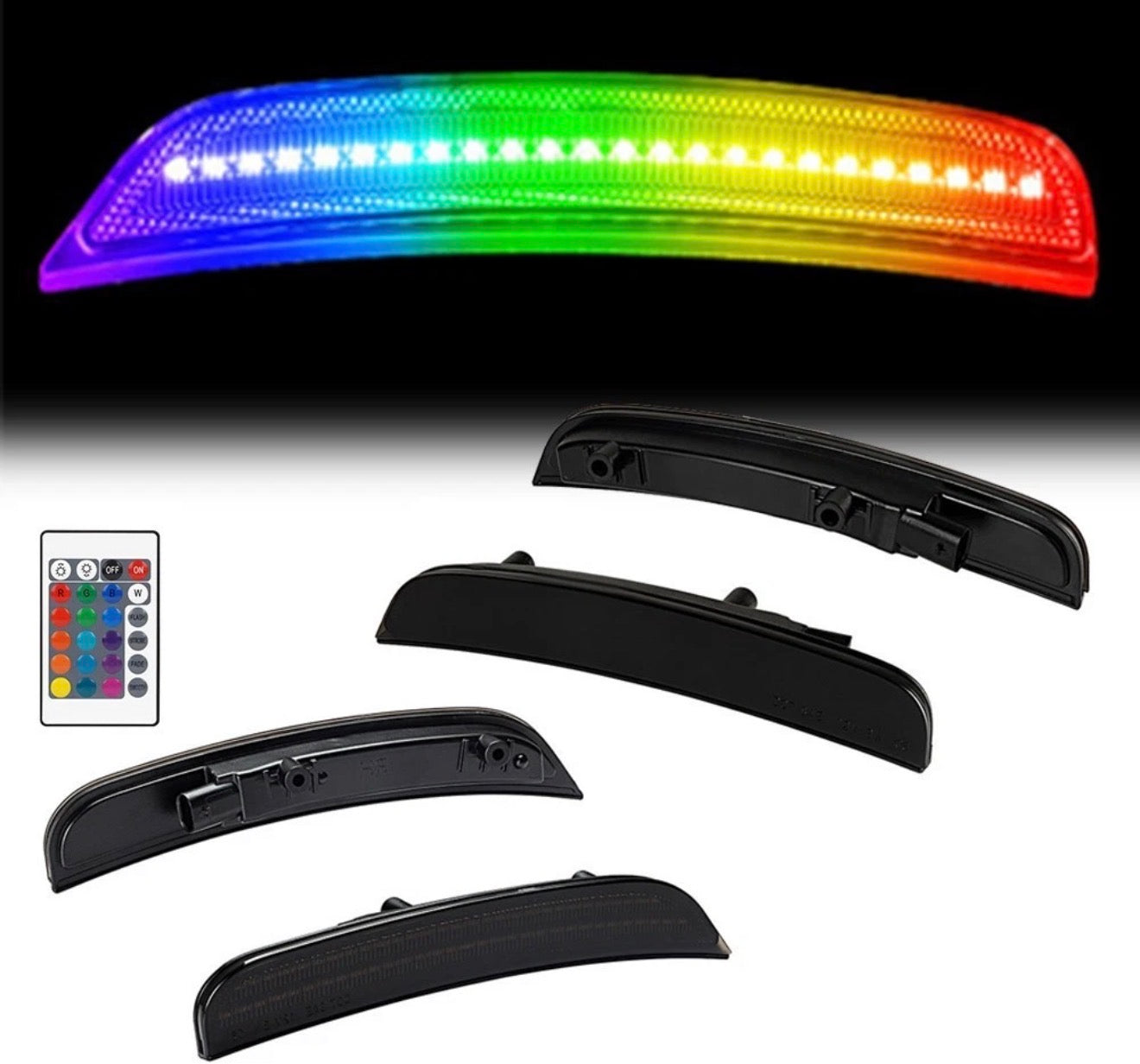 Dodge Charger rgb side markers