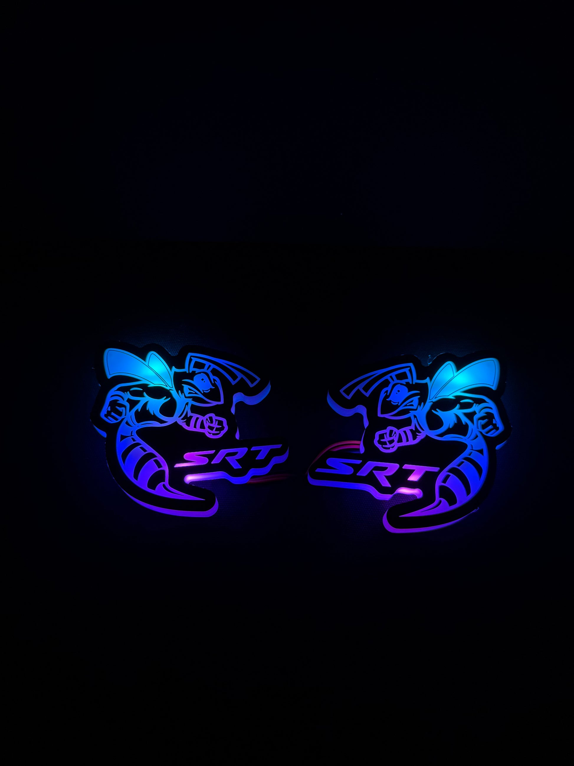 Scatpack hornet RGB badge