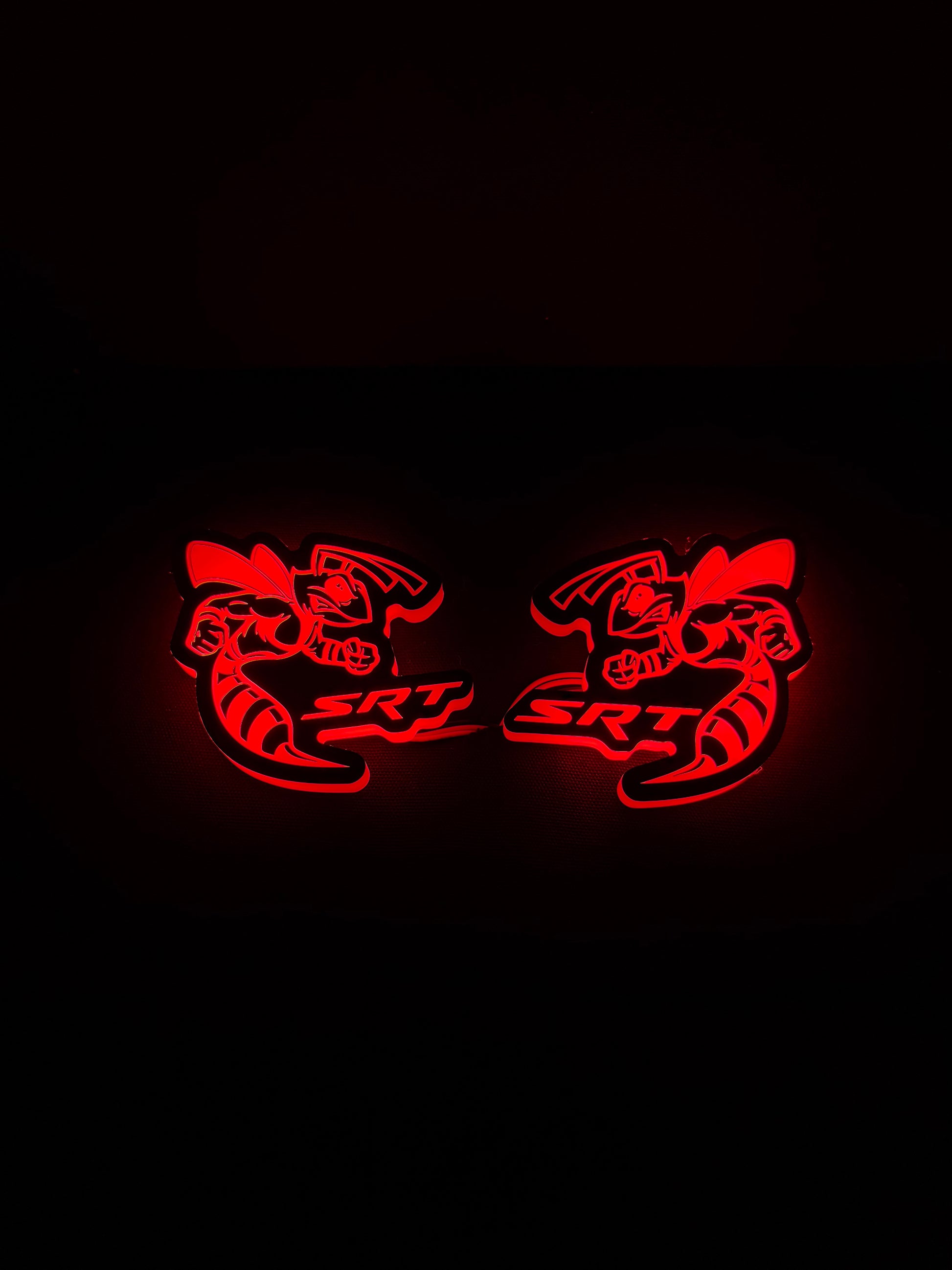 Scatpack hornet RGB badge